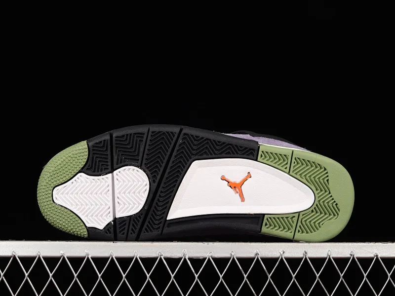 All categories Air Jordan Jordan series basketball shoes Air Jordan 4 Air Jordan 4 Retro "Canyon Purple" AJ4 Joe 4 purple suede basketball shoes AQ9129-500